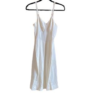 Vintage White full length slip.